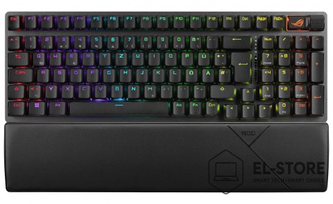 ASUS ASUS ROG Strix Scope II 96 Wireless klawiatura Gaming USB + RF Wireless + Bluetooth QWERTZ Niemiecki Czarny