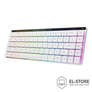ASUS Klawiatura Gaming USB + RF Wireless + Bluetooth QWERTZ Biały ASUS ROG Falchion RX Low Profile