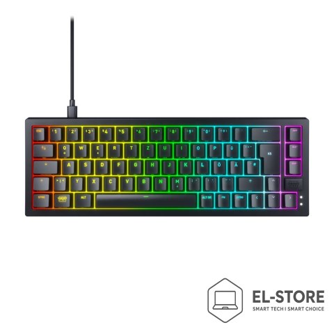 Cherry CHERRY K5V2 Compact klawiatura Gaming USB QWERTZ Niemiecki Czarny