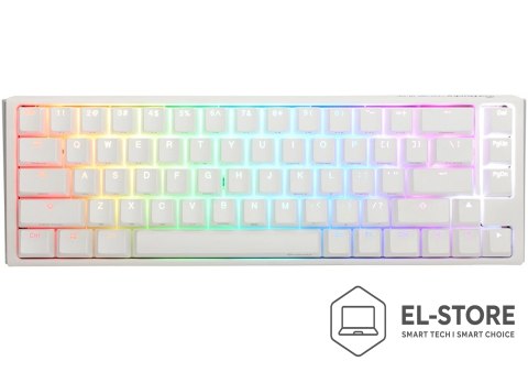 Ducky Ducky One 3 Classic Pure White SF klawiatura Gaming USB Niemiecki Biały