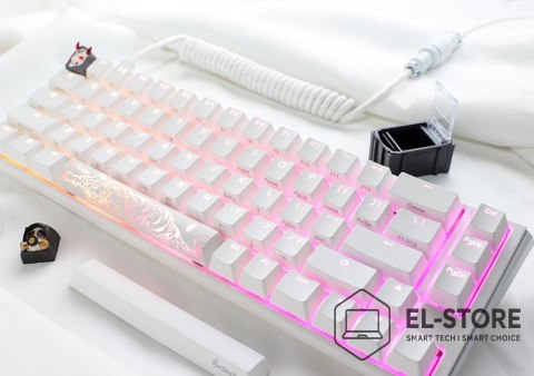 Ducky Ducky One 3 Classic Pure White SF klawiatura Gaming USB Niemiecki Biały