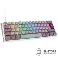 Ducky Ducky One 3 Mist Grey Mini Gaming Tastatur, RGB LED - MX-Silent-Red