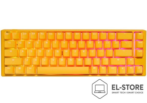 Ducky Ducky One 3 SF Yellow klawiatura Gaming USB Niemiecki Żółty