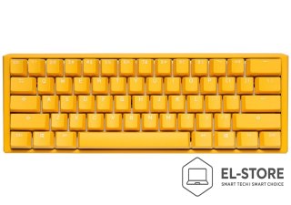 Ducky Ducky One 3 Yellow Mini klawiatura Gaming USB Niemiecki Żółty