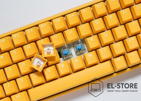 Ducky Ducky One 3 Yellow Mini klawiatura Gaming USB Niemiecki Żółty