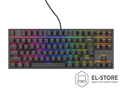 GENESIS GENESIS NKG-2155 klawiatura Gaming USB QWERTY UK międzynarodowy Czarny