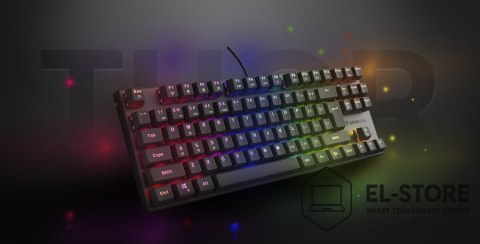 GENESIS GENESIS NKG-2155 klawiatura Gaming USB QWERTY UK międzynarodowy Czarny
