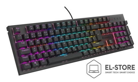GENESIS GENESIS NKG-2179 klawiatura Gaming USB QWERTZ Niemiecki Czarny