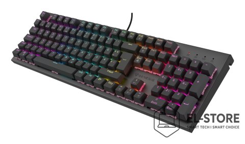 GENESIS GENESIS NKG-2179 klawiatura Gaming USB QWERTZ Niemiecki Czarny