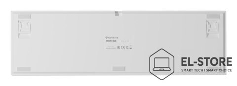 GENESIS GENESIS NKG-2300 klawiatura Uniwersalne USB QWERTY Angielski Biały