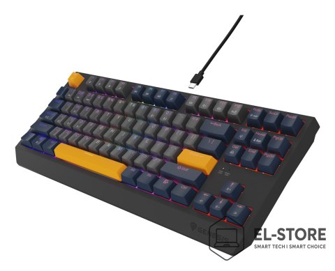 GENESIS GENESIS Thor 230 TKL klawiatura Gaming USB QWERTY Angielski Niebieski