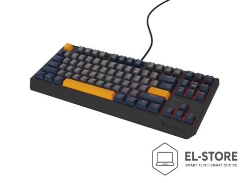GENESIS GENESIS Thor 230 TKL klawiatura Gaming USB QWERTY Angielski Niebieski