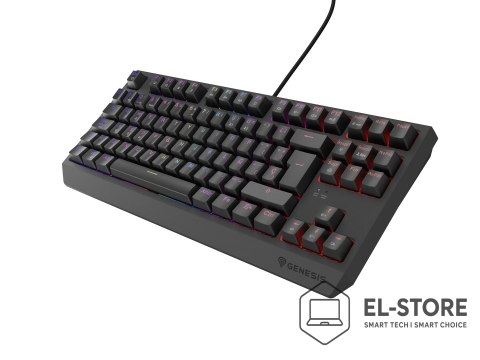 GENESIS GENESIS Thor 230 TKL klawiatura Gaming USB QWERTY Hiszpański Czarny