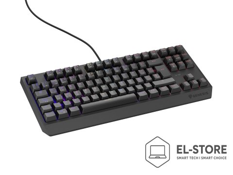 GENESIS GENESIS Thor 230 TKL klawiatura Gaming USB QWERTY Hiszpański Czarny