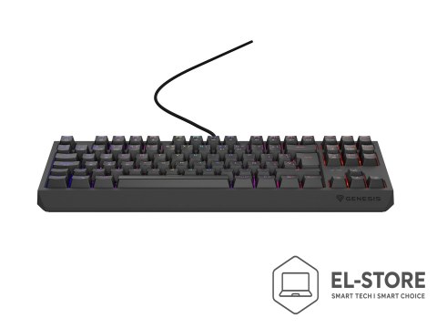GENESIS GENESIS Thor 230 TKL klawiatura Gaming USB QWERTY Hiszpański Czarny
