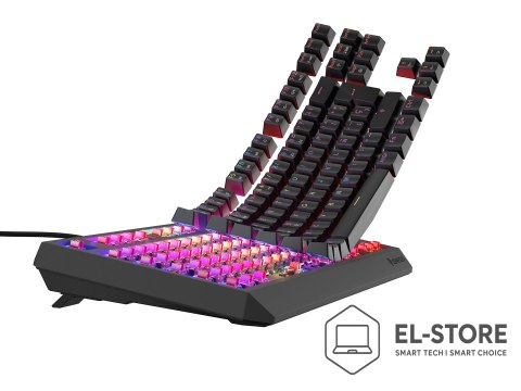 GENESIS GENESIS Thor 230 TKL klawiatura Gaming USB QWERTY Hiszpański Czarny