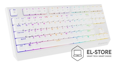 GENESIS GENESIS Thor 230 TKL klawiatura Gaming USB + RF Wireless + Bluetooth QWERTY US English Biały
