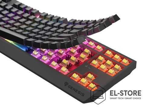 GENESIS GENESIS Thor 230 TKL klawiatura Gaming USB + RF Wireless + Bluetooth QWERTY US English Czarny