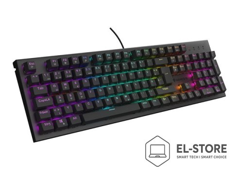 GENESIS GENESIS Thor 303 klawiatura Gaming USB QWERTZ Niemiecki Czarny