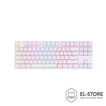 GENESIS GENESIS Thor 404 TKL klawiatura Gaming USB QWERTY Amerykański międzynarodowy Biały