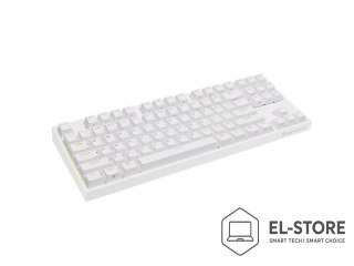GENESIS GENESIS Thor 404 TKL klawiatura Gaming USB QWERTY Amerykański międzynarodowy Biały