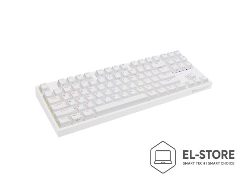 GENESIS GENESIS Thor 404 TKL klawiatura Gaming USB QWERTY Amerykański międzynarodowy Biały