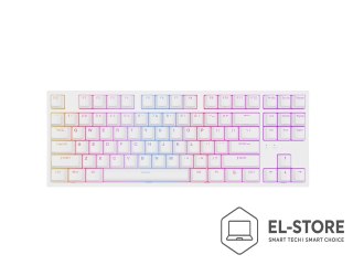 GENESIS GENESIS Thor 404 TKL klawiatura Gaming USB QWERTY Amerykański międzynarodowy Biały
