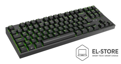 GENESIS GENESIS Thor 404 TKL klawiatura Gaming USB QWERTY Niemiecki Czarny