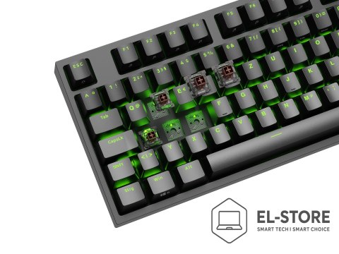 GENESIS GENESIS Thor 404 TKL klawiatura Gaming USB QWERTY Niemiecki Czarny