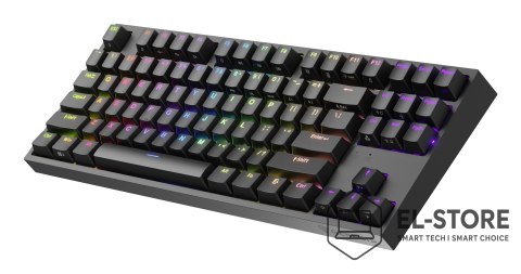 GENESIS KLAWIATURA DLA GRACZY GENESIS THOR 404 TKL US PODŚWIETLENIE RGB MECHANICZNA CZARNA KAILH BOX BROWN