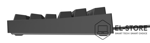 GENESIS KLAWIATURA DLA GRACZY GENESIS THOR 404 TKL US PODŚWIETLENIE RGB MECHANICZNA CZARNA KAILH BOX BROWN
