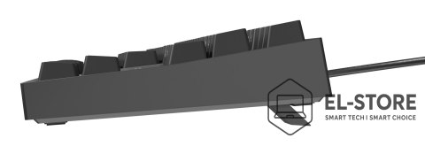 GENESIS KLAWIATURA DLA GRACZY GENESIS THOR 404 TKL US PODŚWIETLENIE RGB MECHANICZNA CZARNA KAILH BOX BROWN