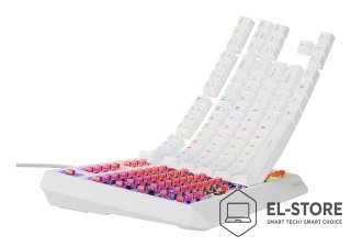GENESIS Klawiatura GENESIS Thor 230 TKL Gaming USB QWERTY US English Biały