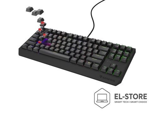 GENESIS Klawiatura GENESIS Thor 230 TKL NKG-2077 Gaming USB QWERTY Czarny