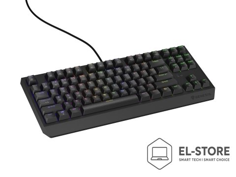 GENESIS Klawiatura GENESIS Thor 230 TKL NKG-2077 Gaming USB QWERTY Czarny