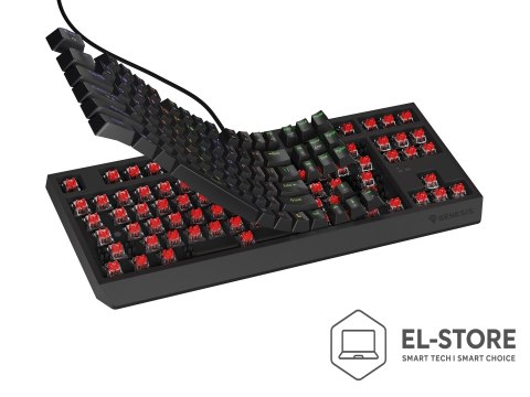 GENESIS Klawiatura GENESIS Thor 230 TKL NKG-2077 Gaming USB QWERTY Czarny