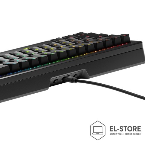 GLORIOUS Glorious Gaming GLO-KB-GMMK3-PRO-65-PB-FOX-W-BLK-US klawiatura