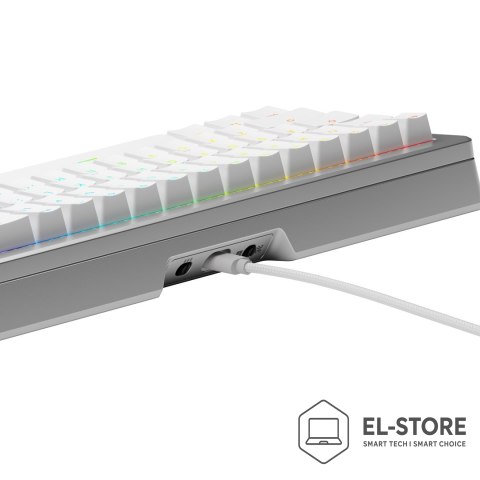 GLORIOUS Glorious Gaming GLO-KB-GMMK3-PRO-65-PB-FOX-W-SIL-US klawiatura