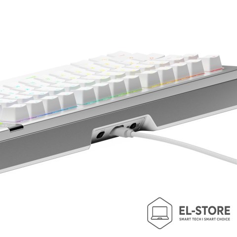 GLORIOUS Glorious Gaming GMMK 3 PRO 75% Prebuilt klawiatura USB QWERTY US English Srebrny