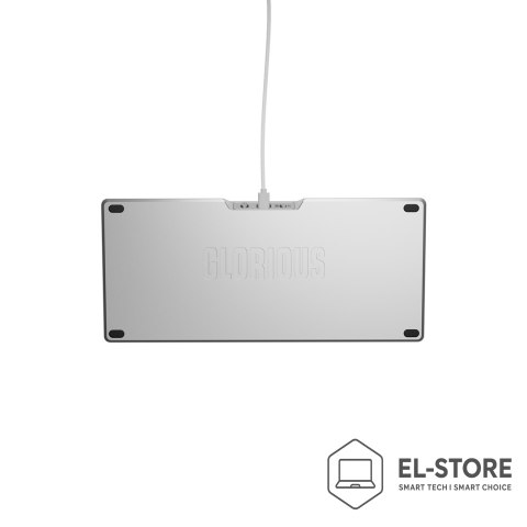 GLORIOUS Glorious Gaming GMMK 3 PRO 75% Prebuilt klawiatura USB QWERTY US English Srebrny