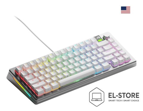 GLORIOUS Glorious Gaming GMMK 3 PRO 75% Prebuilt klawiatura USB QWERTY US English Srebrny