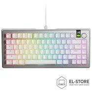 GLORIOUS Glorious Gaming GMMK 3 PRO 75% Prebuilt klawiatura USB QWERTY US English Srebrny