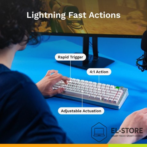 GLORIOUS Glorious Gaming GMMK 3 PRO HE 75% Prebuilt klawiatura USB QWERTY US English Czarny