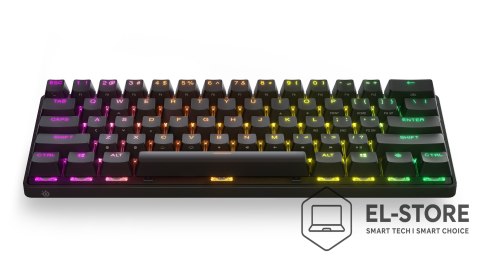 SteelSeries Klawiatura gamingowa SteelSeries Apex Pro Mini klawiatura do gier Światło LED RGB US Wireless OmniPoint Regulowany przełącznik m