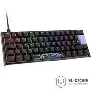 Ducky Ducky One 2 Pro Mini Gaming Tastatur, RGB LED - Cherry Silver