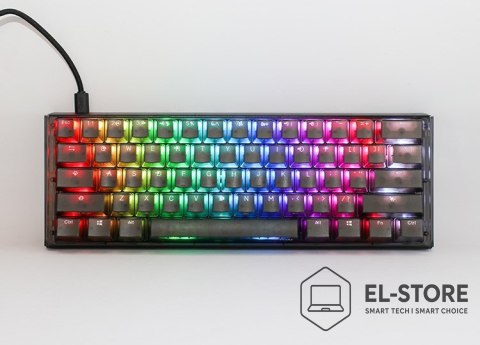 Ducky Ducky One 3 Aura Mini klawiatura Gaming USB QWERTY Amerykański międzynarodowy Czarny