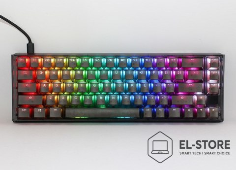 Ducky Ducky One 3 Aura SF klawiatura Gaming USB QWERTY Amerykański międzynarodowy Czarny
