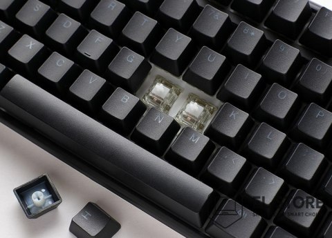 Ducky Ducky One 3 Classic TKL klawiatura Gaming USB Niemiecki Czarny, Biały