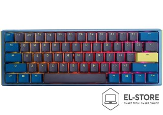 Ducky Ducky One 3 Daybreak Mini klawiatura Gaming USB Niemiecki Czarny, Niebieski, Zielony