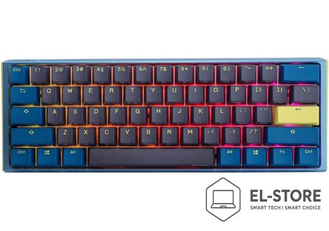 Ducky Ducky One 3 Daybreak Mini klawiatura Gaming USB Niemiecki Czarny, Niebieski, Zielony